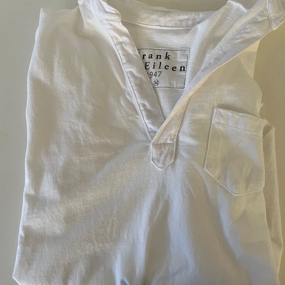 Frank & Eileen Perfect Polo - White Medium